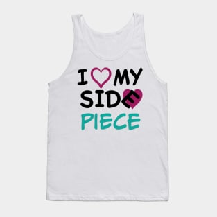 I Love my side piece (hearts) Tank Top